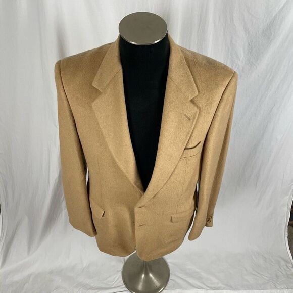 J.G. Hook Vintage Camel Hair Sports Coat - Men’s 40 Large - Picture 4 of 9